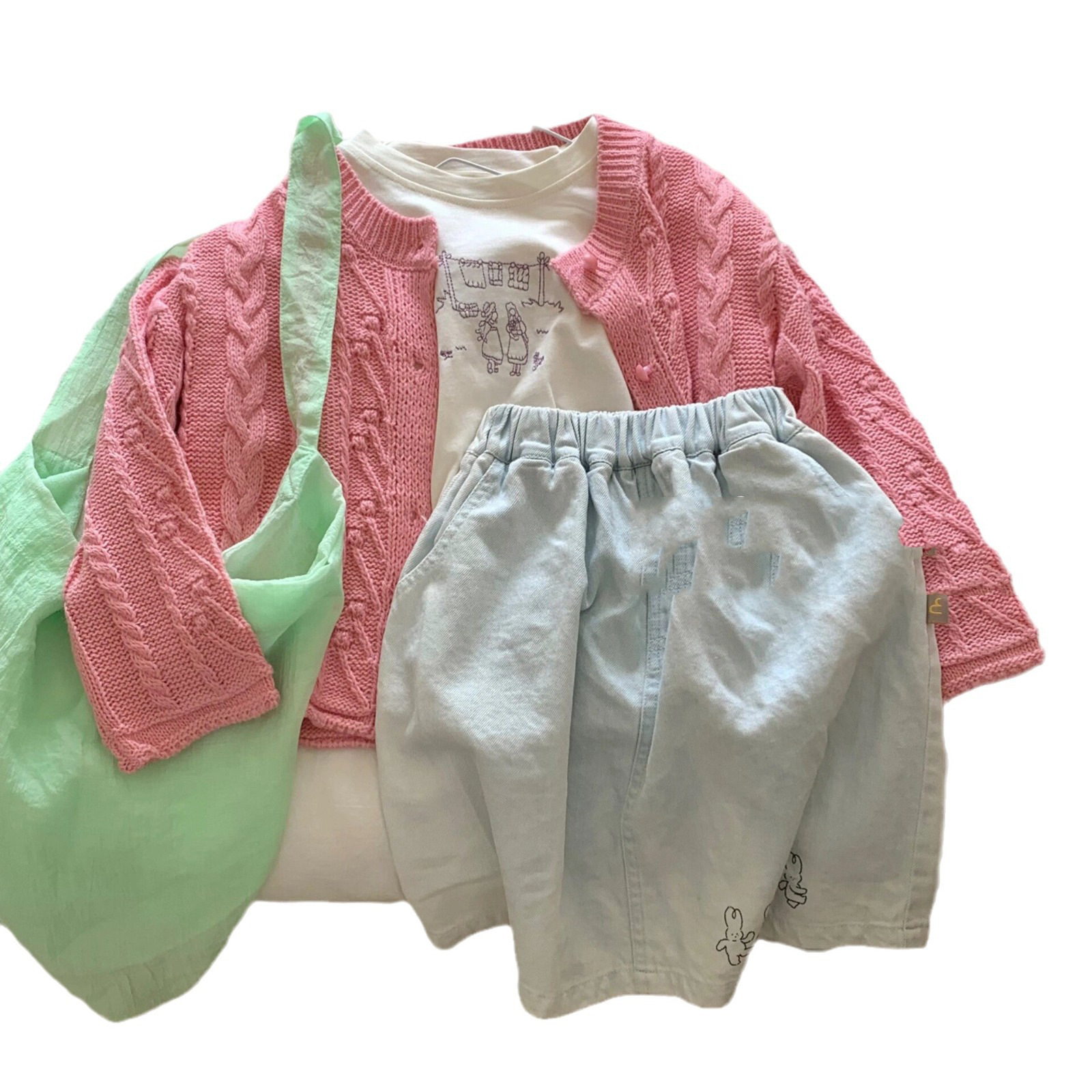 童装批 发的工厂 巴拉巴拉24年新款春季套装 儿童外套 女童衣服