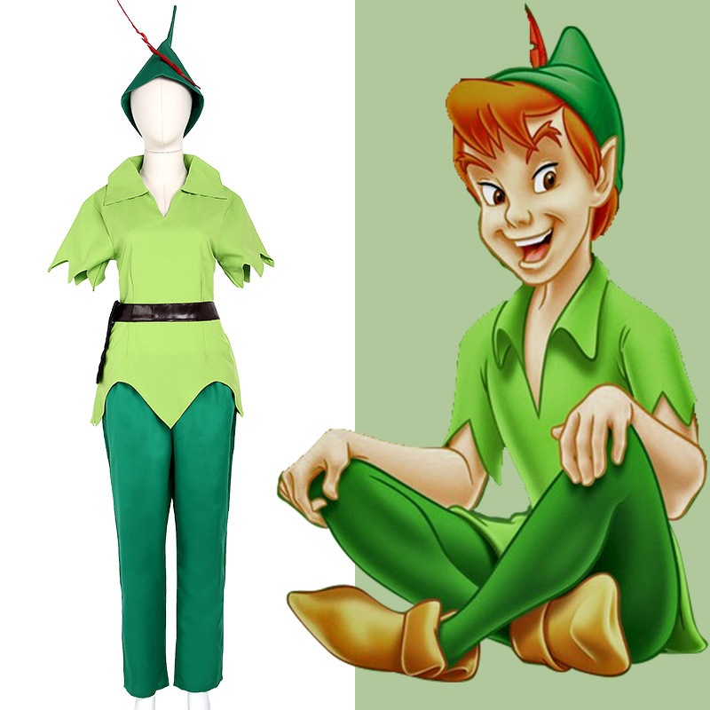 小飞侠彼得潘cosplay peter pan cos服成人儿童动漫舞台表演服cos