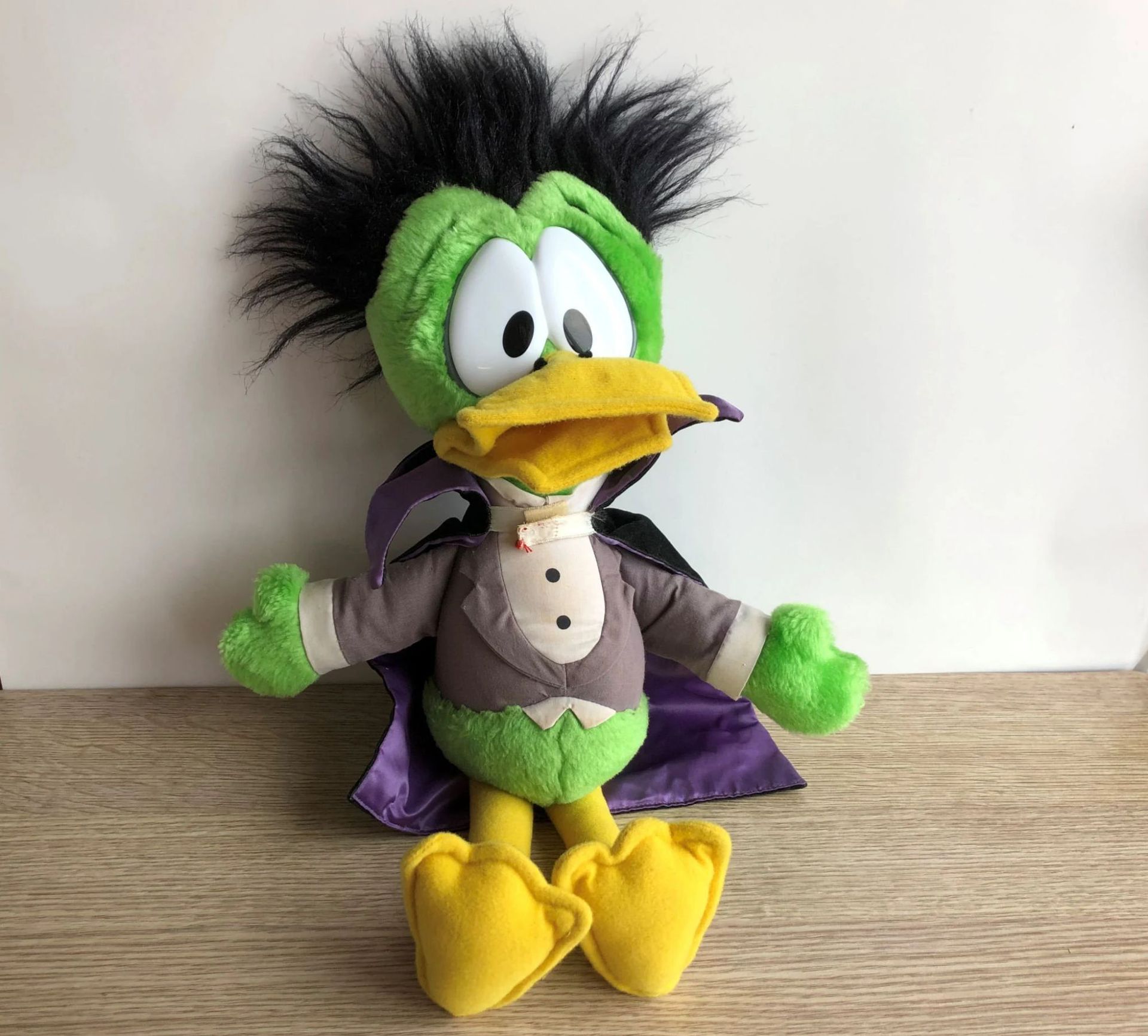 预售跨境新品 count duckula plush炸毛怪鸭周边动漫公仔玩偶玩具
