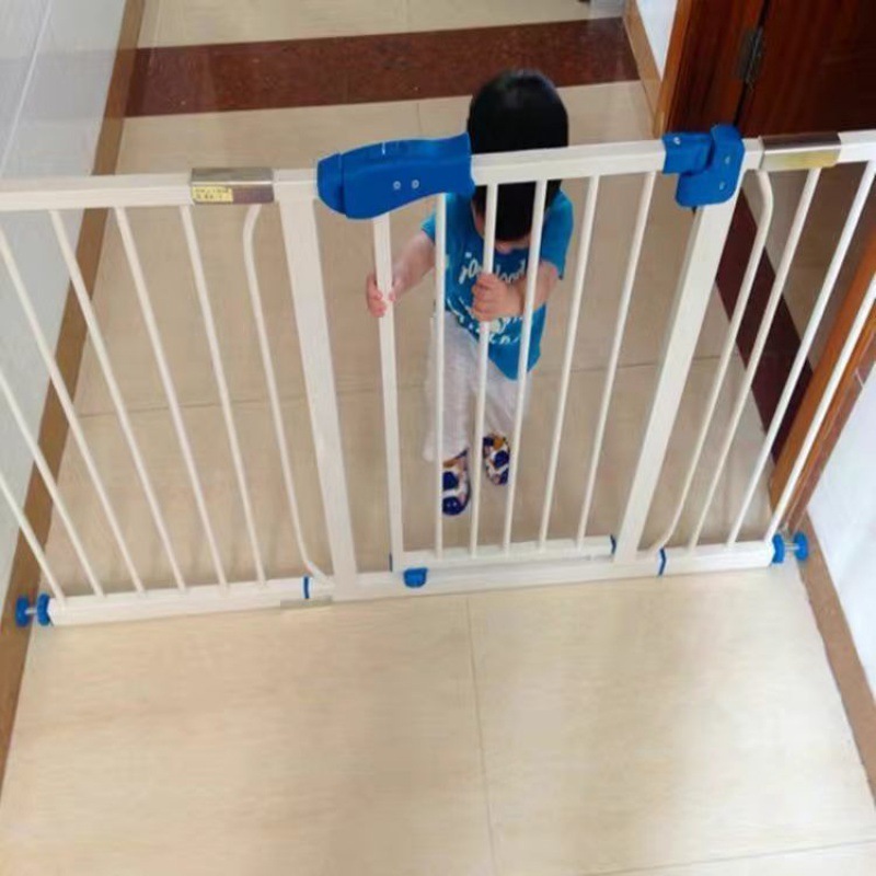 Children's Guardrail Security Gate Bar Doorsill Baby Stairs Pet Fence Telescopic Railing M Punch-Free Double Door