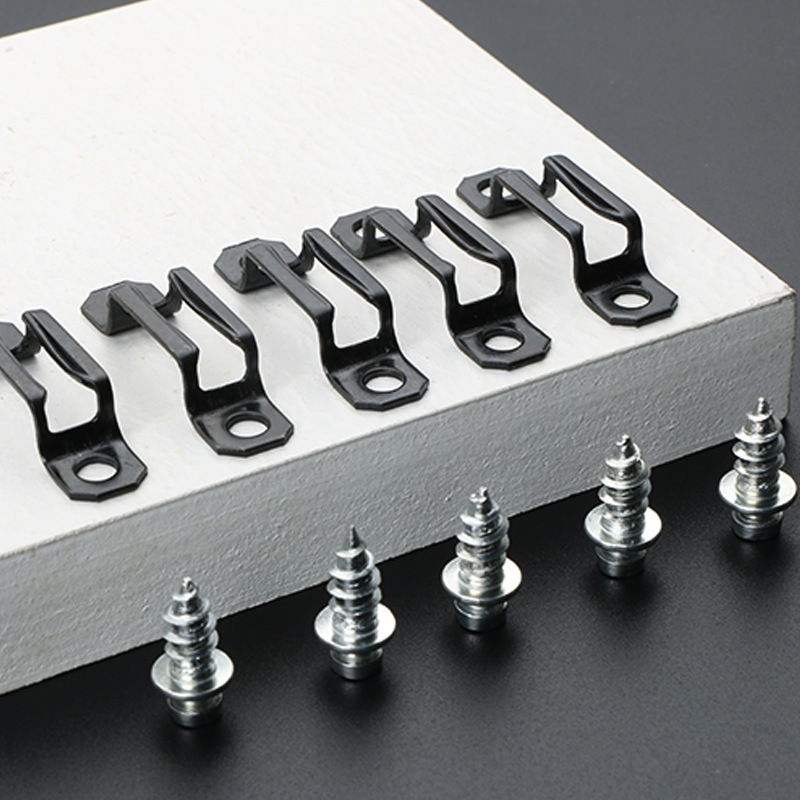 衣柜橱柜隐藏式二合一连接件 家具柜板加厚直通半通扣子母滑扣