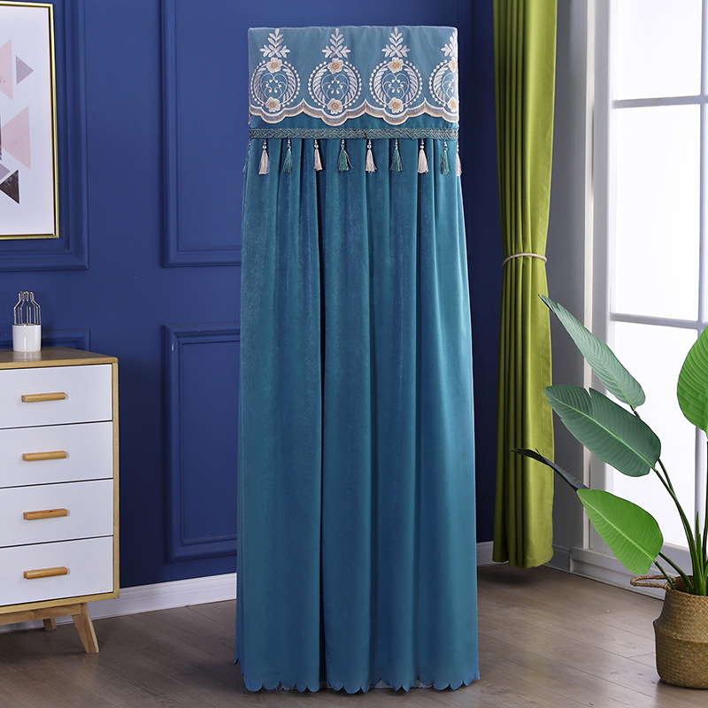 北欧格力空调罩柜机立式空调罩3p2p开机不取柜式空调套防尘罩