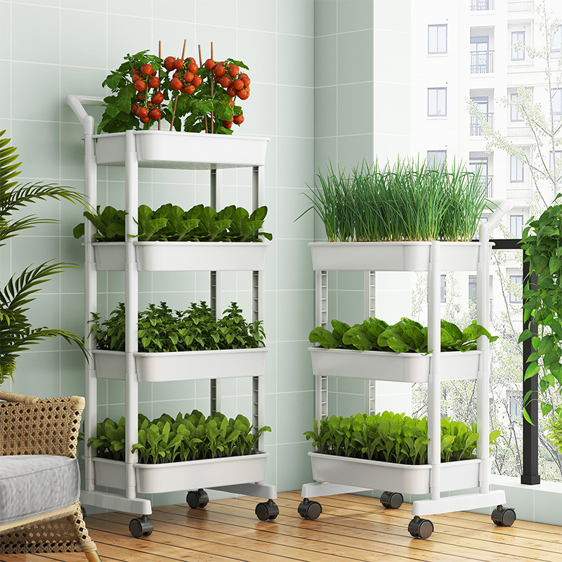 阳台菜架子花架置物架改造立体栽培种植架家用多层种菜神器花盆架