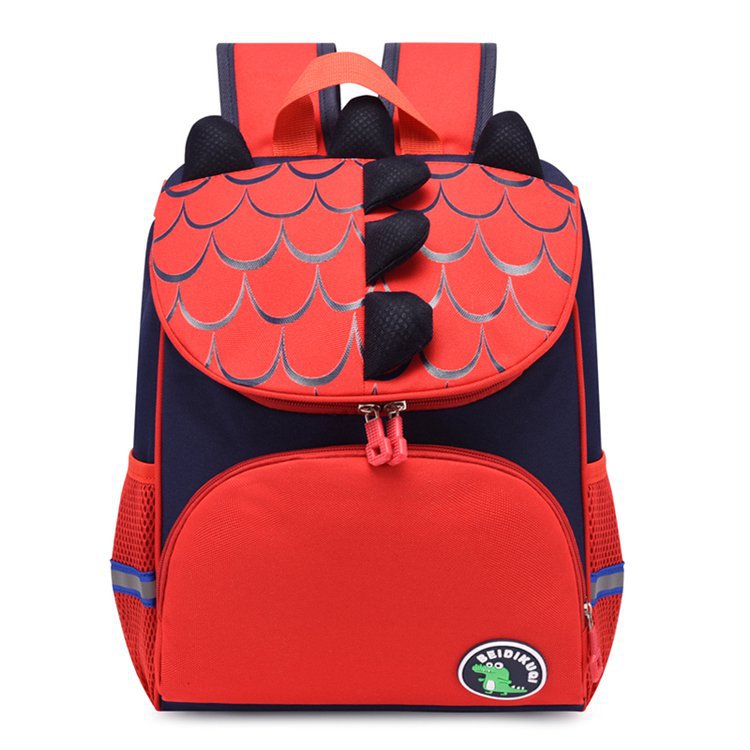 New Kindergarten Backpack Boys and Girls Cute Cartoon Backpack Dinosaur Children's Bags Customized Printed Logo