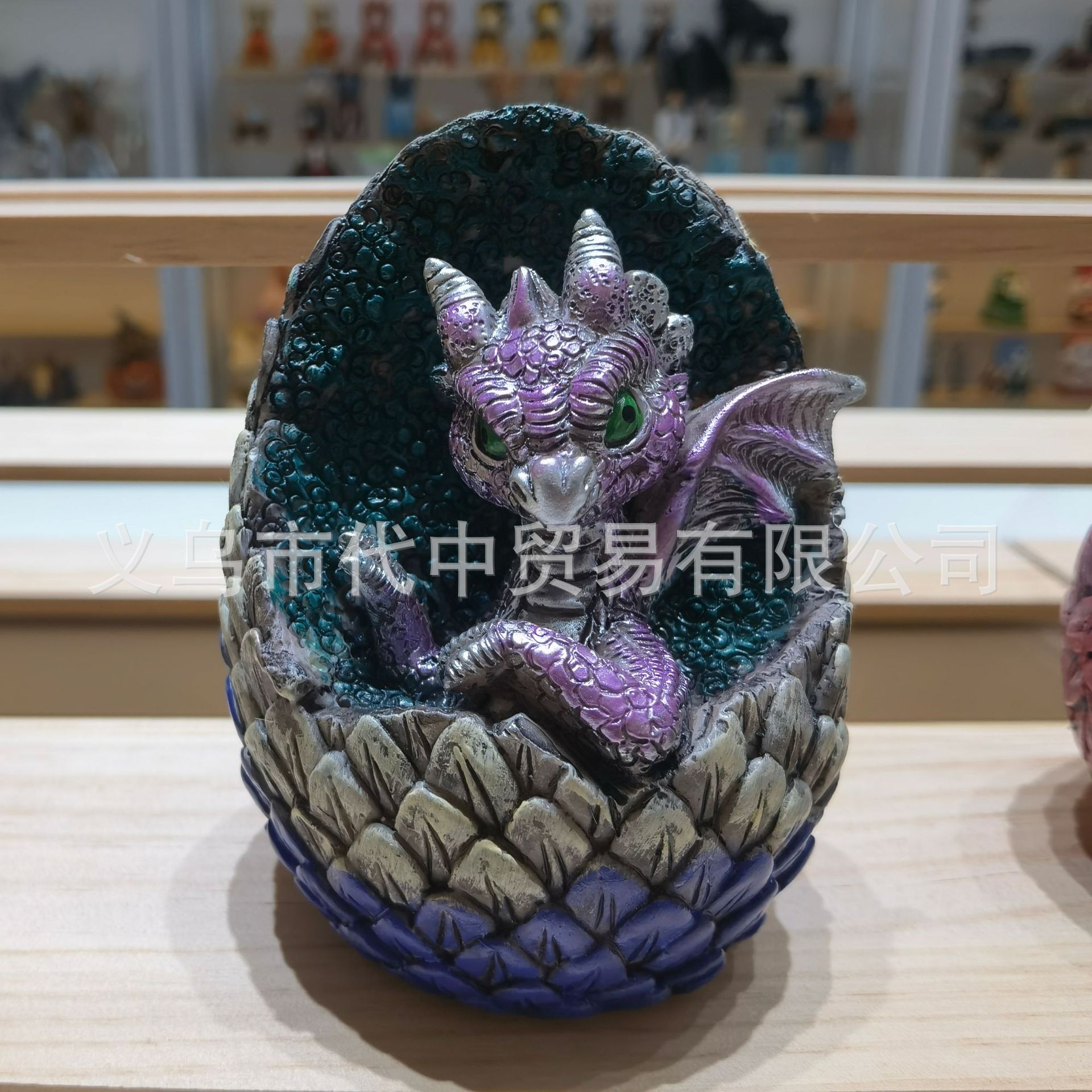 跨境新品lava dragon egg龙宝宝树脂工艺品 装饰品 桌面摆件