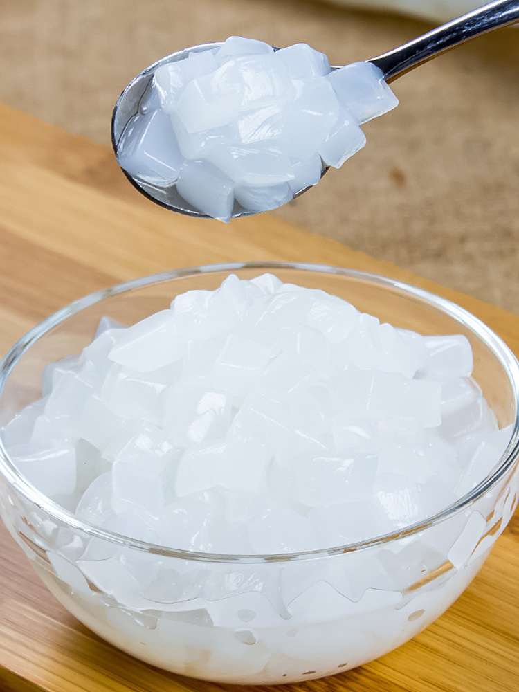 海南乐椰椰果粒1kg原味糖蜜椰肉果冻甜品即食珍珠奶茶店专用原料