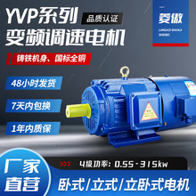 YVF2-90S-4极变频三相异步电动机0.37千瓦-315千瓦调速电动机批发