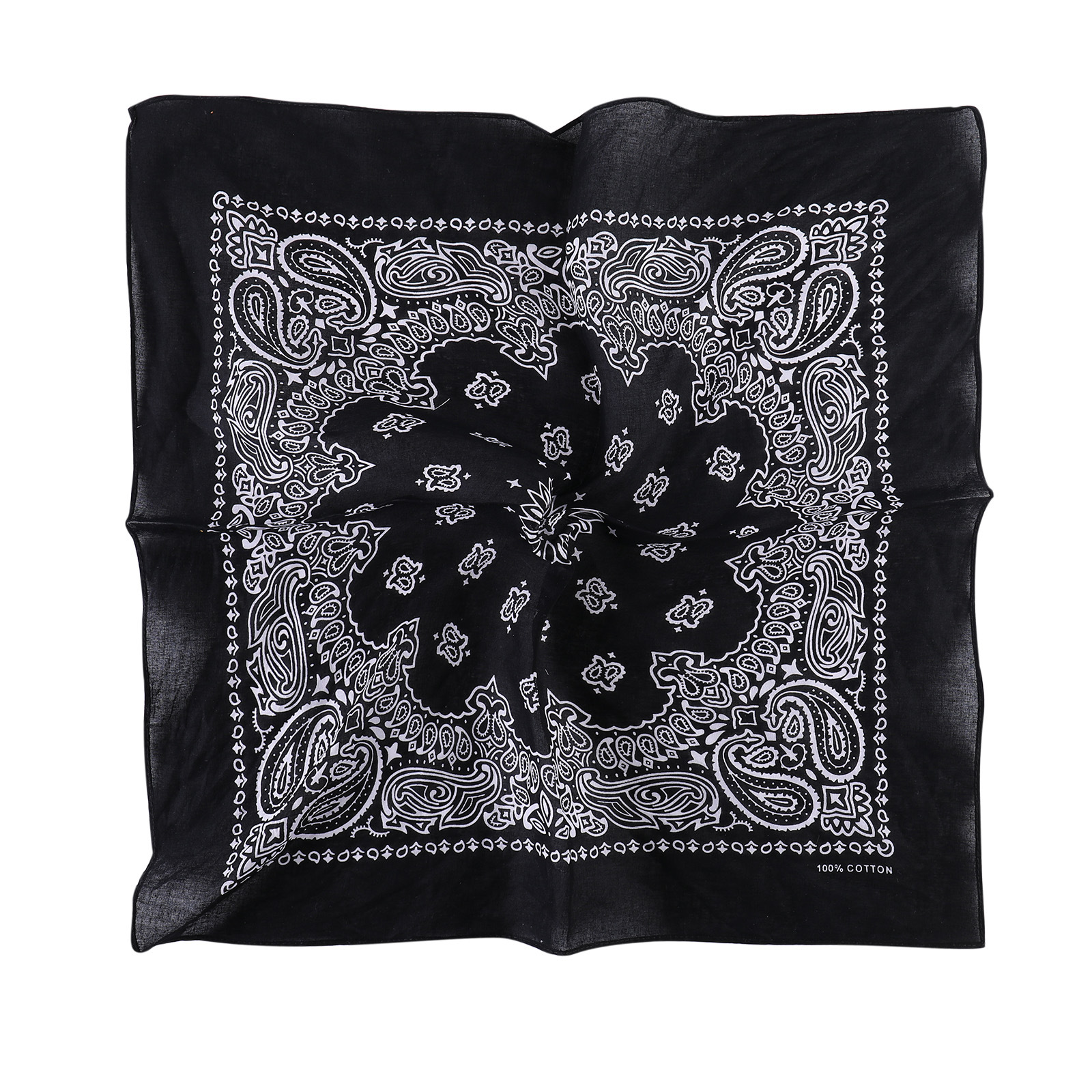 老厂直供纯棉腰果花大方巾 全棉佩斯利嘻哈头巾 现货批发可定做