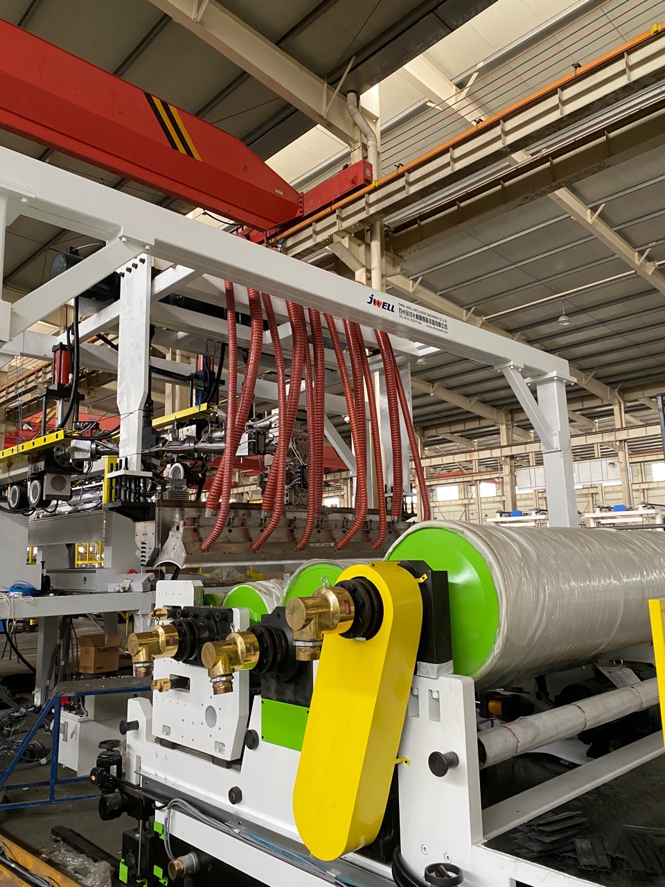 peva多层共挤高速流延膜成套设备