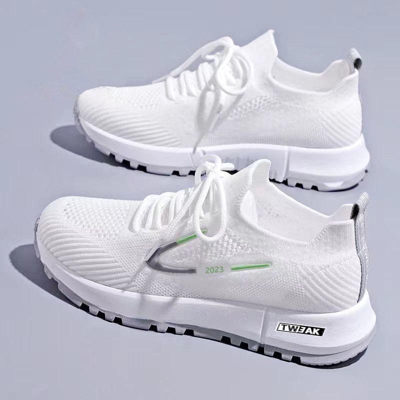 Women's Breathable Mesh Shoes 2023 New Summer Thin Flying Woven Shoes Lightweight Soft Sole Running Shoes Sneaker