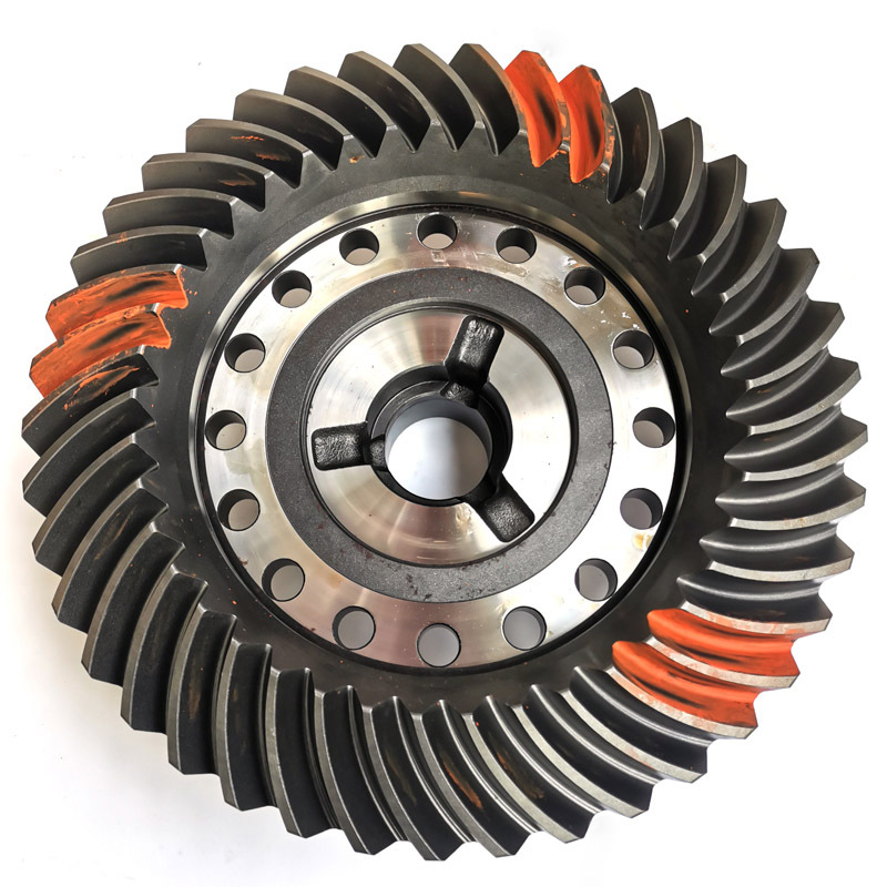 吊车工程车东风天龙旗舰kxkl车型德纳440中后桥主减速器盆角齿轮