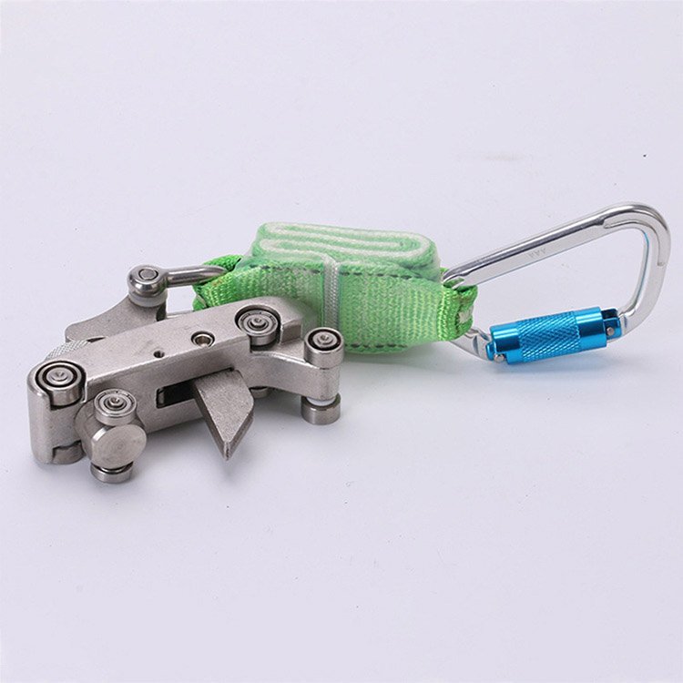 风电轨道式防坠器滑块刚性导轨风电自锁器风机定检轨道止跌扣