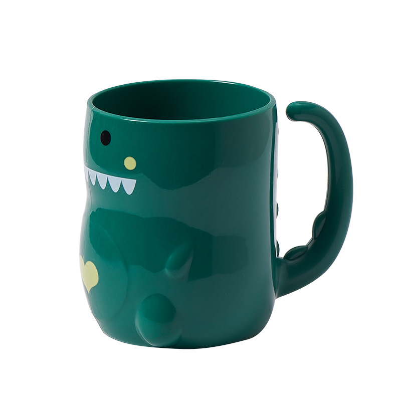 M57 New Children's Mouthwash Cup Cute Cartoon Dinosaur Styling Drinking Cup Creative Toothbrush Cup Tooth Cup