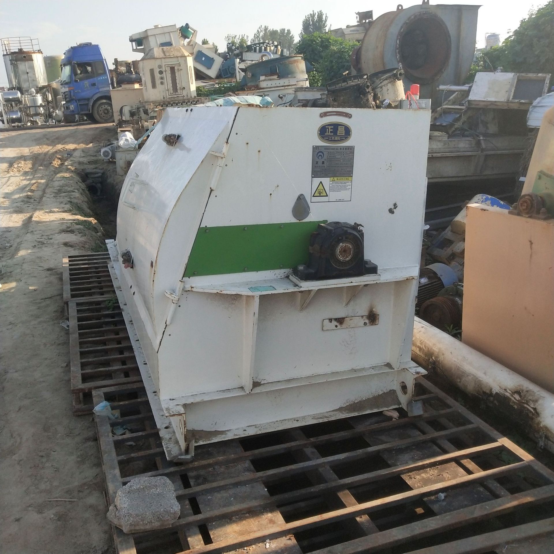 回收二手500公斤不锈钢双轴浆叶式混合机 猪饲料预混料混合机