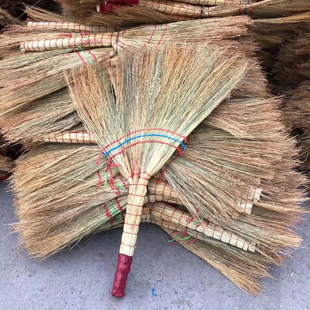 【卫益升商贸批发】高粱扫把金丝苗扫把硬扫帚大扫把手编小笤帚