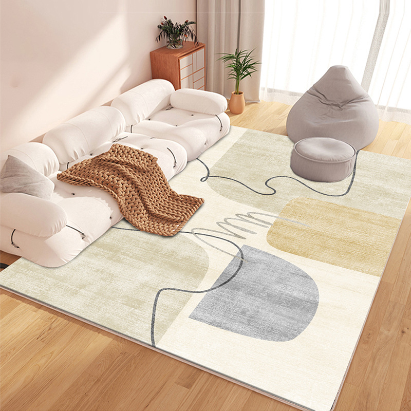 Morandi Carpet Thickened Cashmere-like Carpet Bedside Blanket Ins Living Room Floor Mat Fresh Balcony Cushion