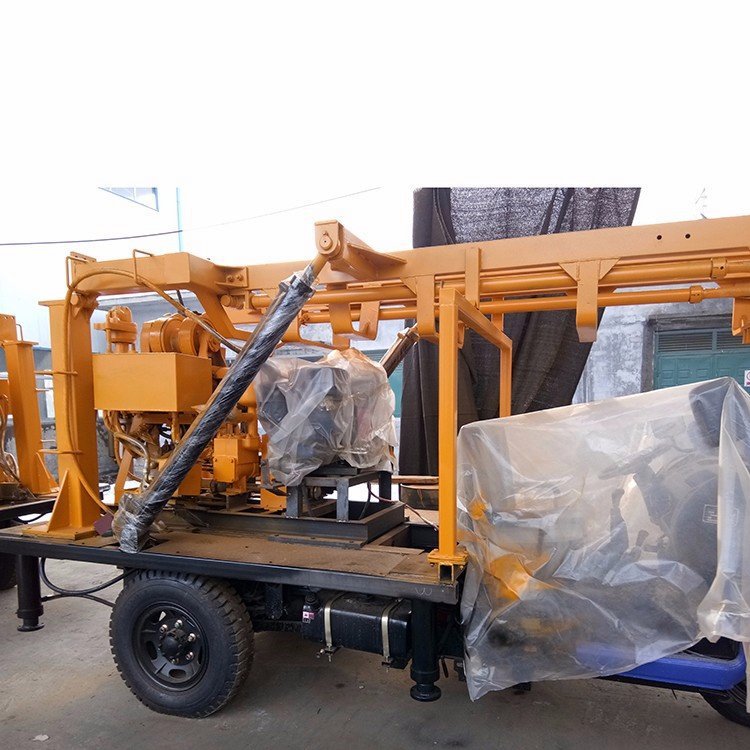 工程钻机xyc-200型农用三轮车载打井钻机静力触探/回转钻机一体