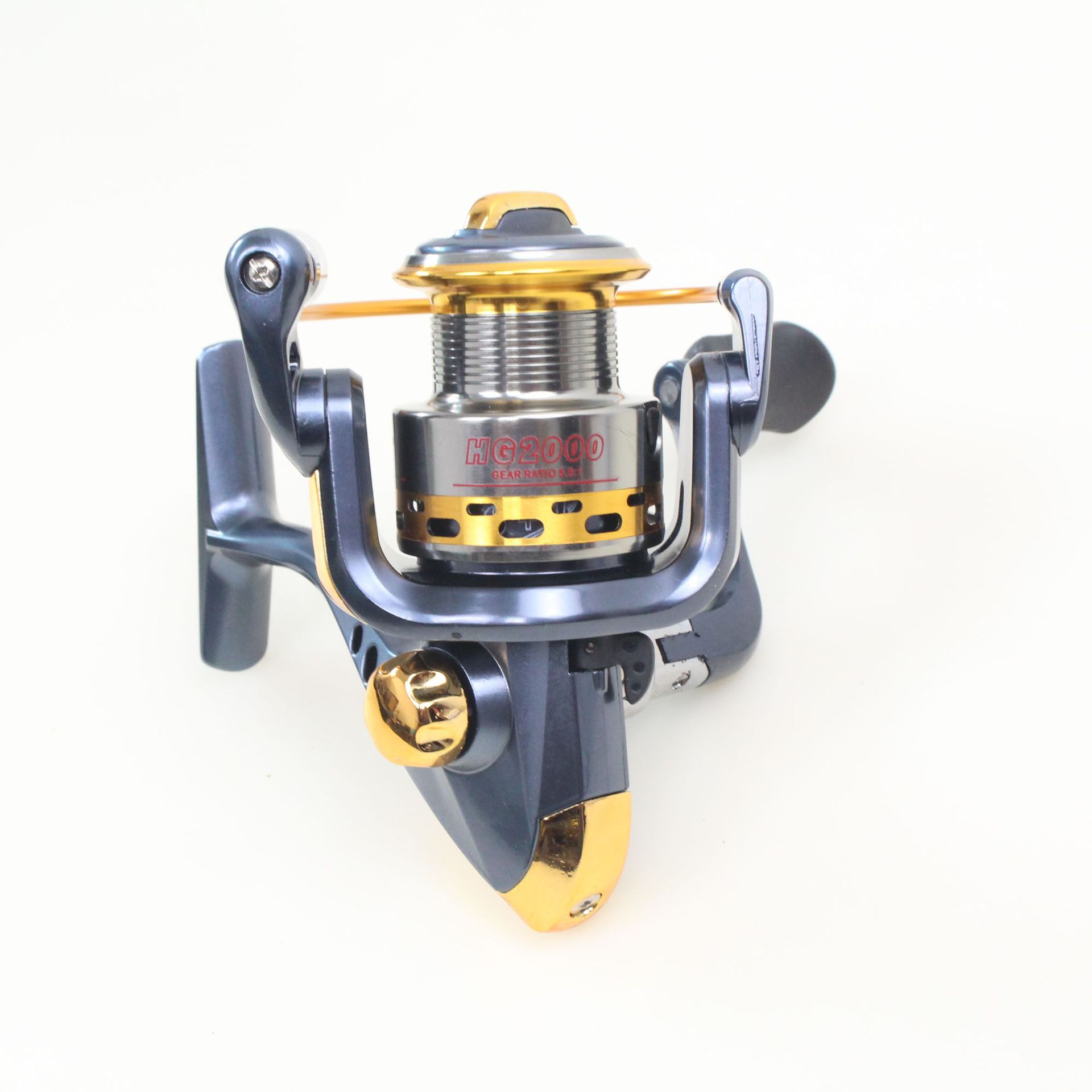 鱼轮幽兰金属鱼线轮海杆渔轮海竿7轴承金属头