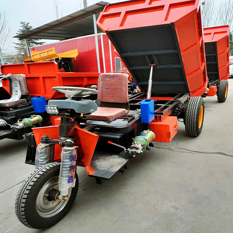 矿用防爆三轮车 电动防爆井下运输车 翻斗式工程三轮车 液压自卸