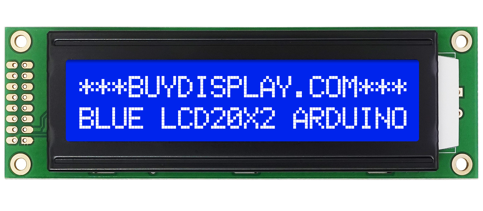 特价款2002lcd模组/20x2单色字符型lcd液晶显示模块/黄绿底蓝黑字