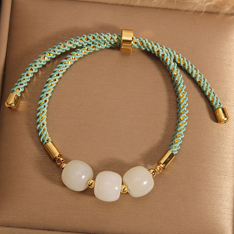 本命年红绳手链女ins小众设计和田玉手绳情侣手环送女友闺蜜礼物