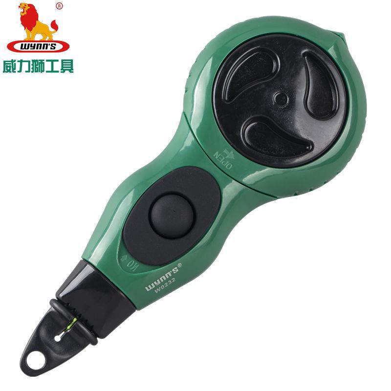 威力狮自动卷线墨斗 w0232便携式墨斗木工弹线器 自动回线不漏墨