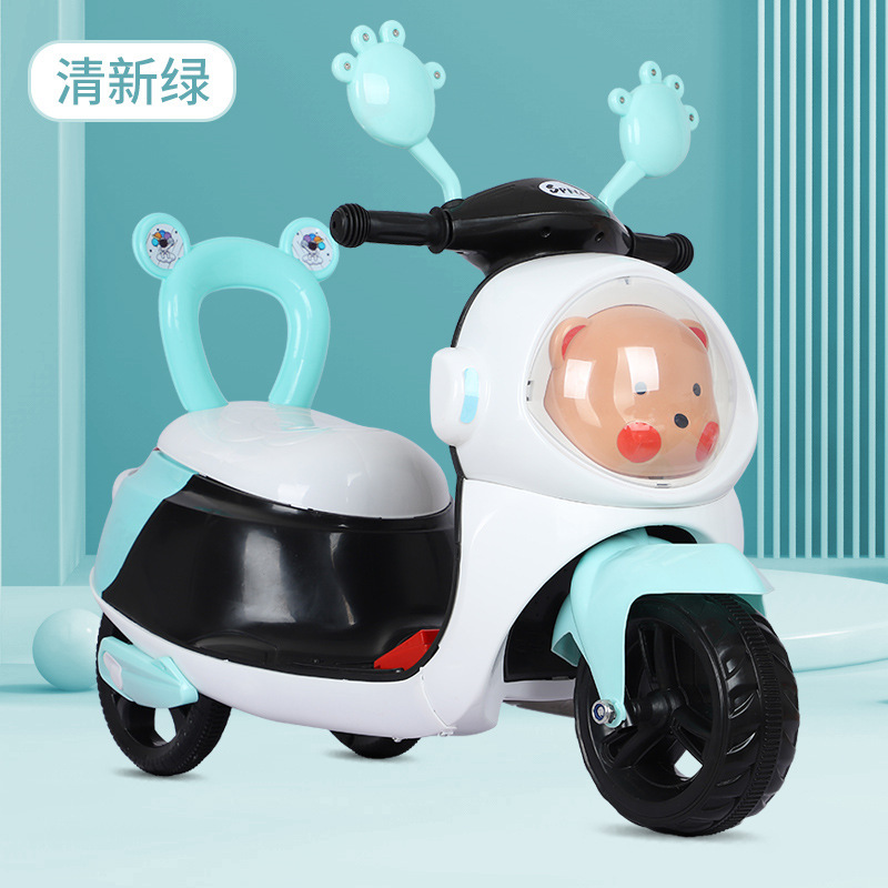 Children's Electric Motor Tricycle 1-3-6 Years Old Male and Female Baby Battery Stroller Portable Toy Car Remote Control