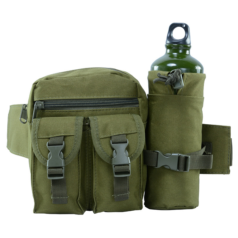 Wholesale Canvas Camouflage Fishing Multi-Functional Lure Kettle Bag Construction Site Work Sports Outdoor Tactics Men's Waist Bag