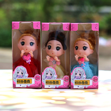20套盒装儿童礼品书包挂件女孩迷你公主娃娃小孩生日幼儿园车玩具
