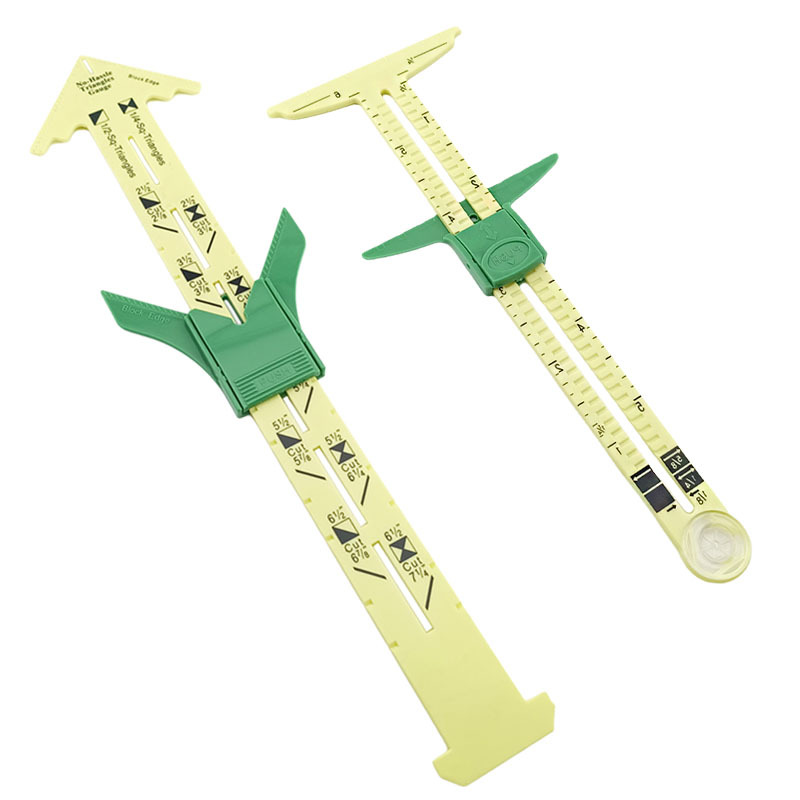 多功能原装拼布尺拼布工具裁缝尺子塑料五合一拼布尺ST-A23/ST-24