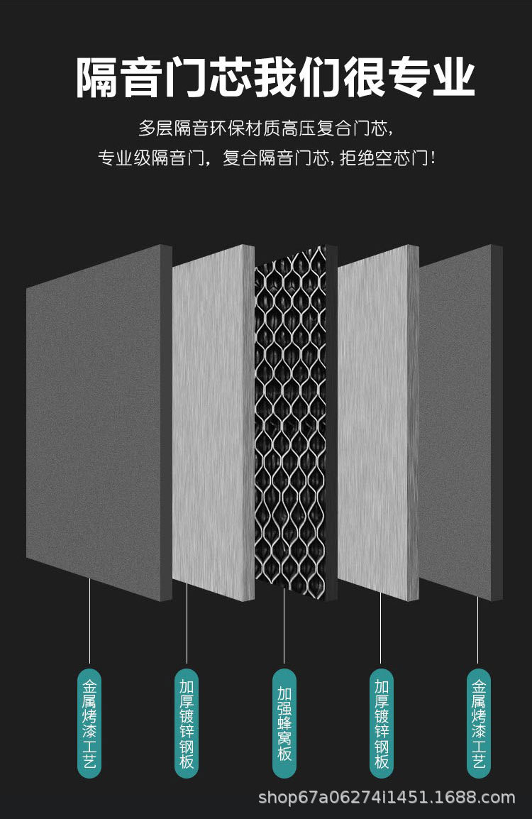 定制ktv录音棚隔音门鼓房 卧室机房隔声门影院直播间会议室静音门