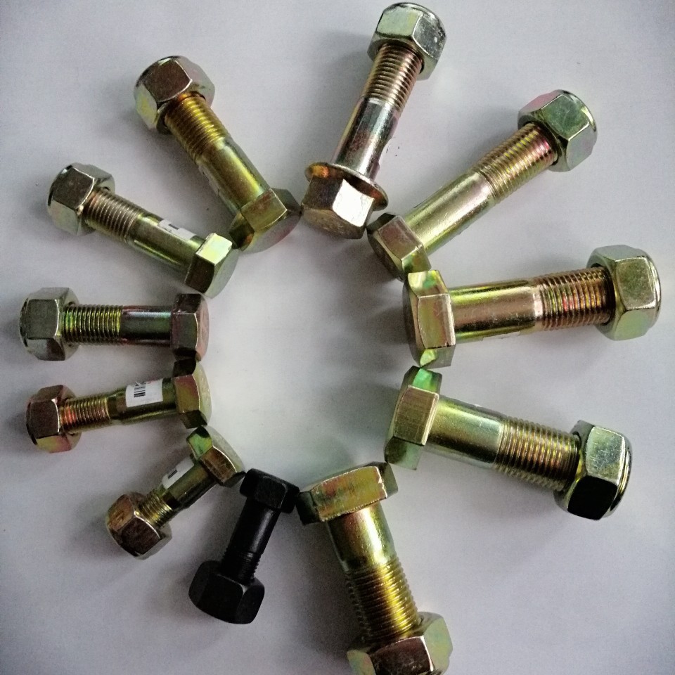 nj131bj130eq140eq153货车传动轴螺丝高强度40铬钢自锁帽防脱螺栓