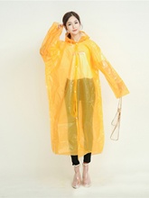 透明一次性雨衣加厚户外雨衣登山徒步雨披男女士儿童带帽雨衣旗海