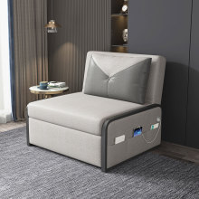 2024科技布可折叠沙发床两用家用阳台卧室多功能伸缩单人椅床1米