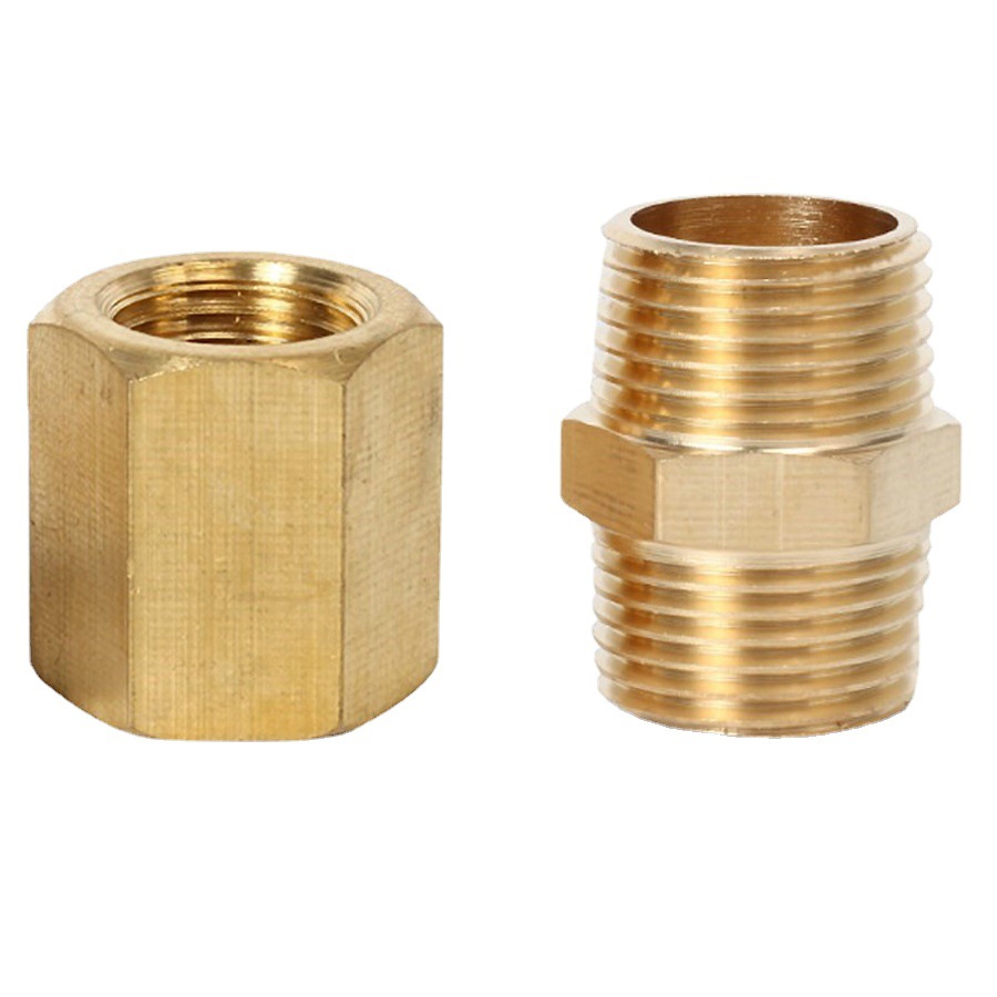 铜补芯全铜加厚2分内牙直通 双内丝直接/水管铜接头配件气动配件