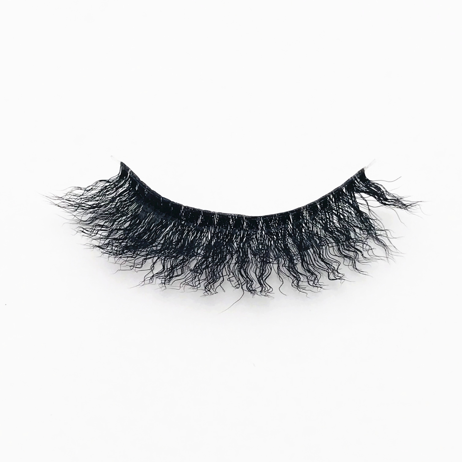 One-Pair Package 0.03 Thick Light Soft Segmented False Eyelashes Fairy Wave Thick Long Stage 8D Eyelash