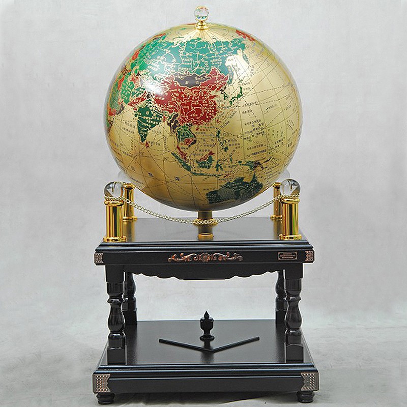 地球仪摆件 落地地球仪 摆件礼品 地球仪大号 铜地球仪 开业礼品