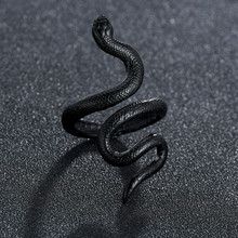 Rings for Men Women Punk Goth Snake Ring Exaggerated跨境