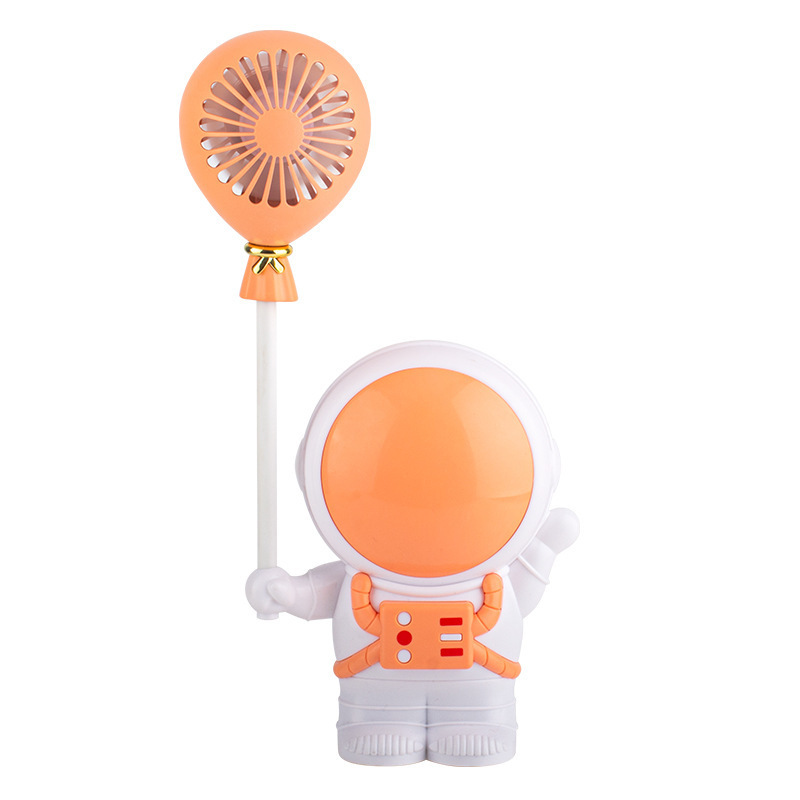 2023 Spaceman Mini Little Fan Usb Charging Student Desktop Portable Hand-Held Electric Fan with Pencil Sharpener