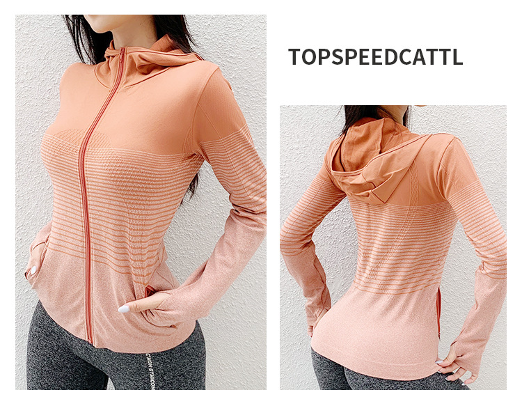 Sports Yoga Jacket Women Hooded Zipper Fitness Clothes Training Gym Long Sleeve Tops Thin Running Outerwear Autumn Winter Sports Yoga Jacket Women Hooded Zipper Fitness Clothes Training Gym Long Sleeve Tops Thin Running Outerwear Autumn Winter