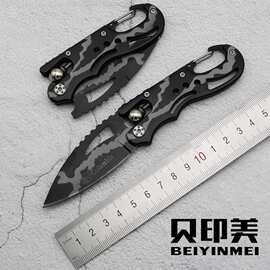 440c不锈钢折叠刀5966户外防身刀锋利家用水果刀折刀日美同款小刀