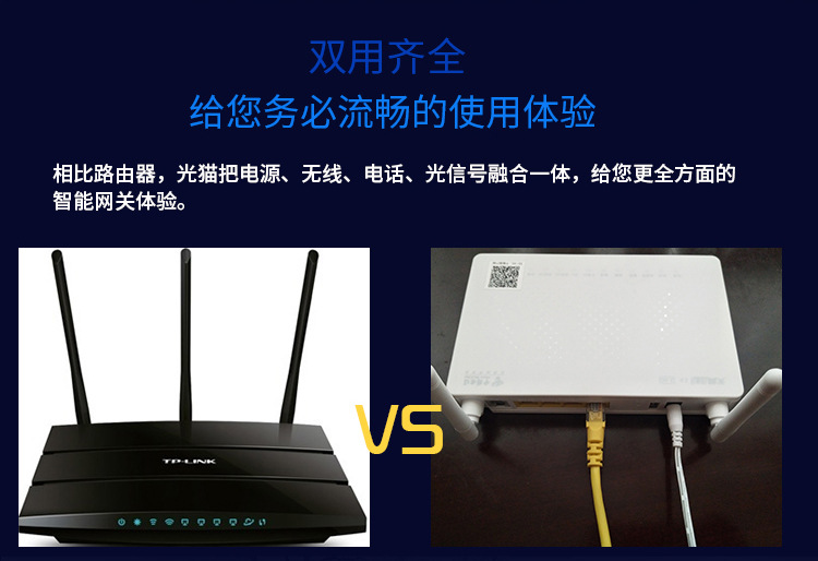 全新原装中兴zxhn f650光纤猫中国电信千兆gpon天翼网关4口单频