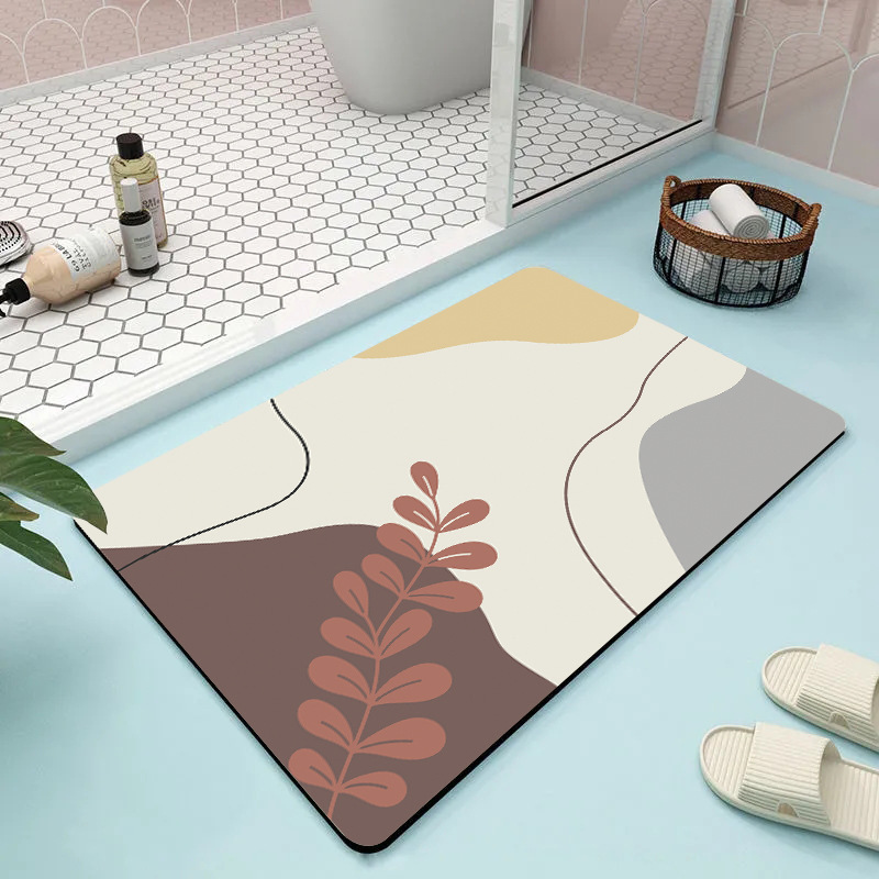 New Product Recommended Household Entrance Door Non-Slip Floor Mat Household Bathroom Quick-Drying Absorbent Floor Mat