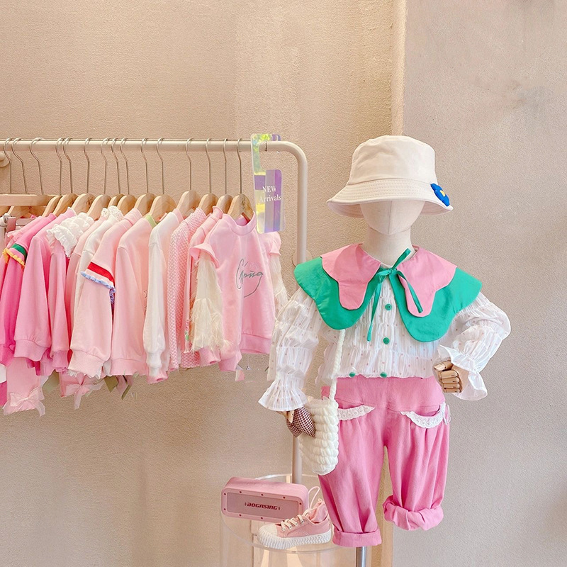 小朋友的秘密 莫小汐秋季新款儿童套装 童装尾货批发直播一手货源