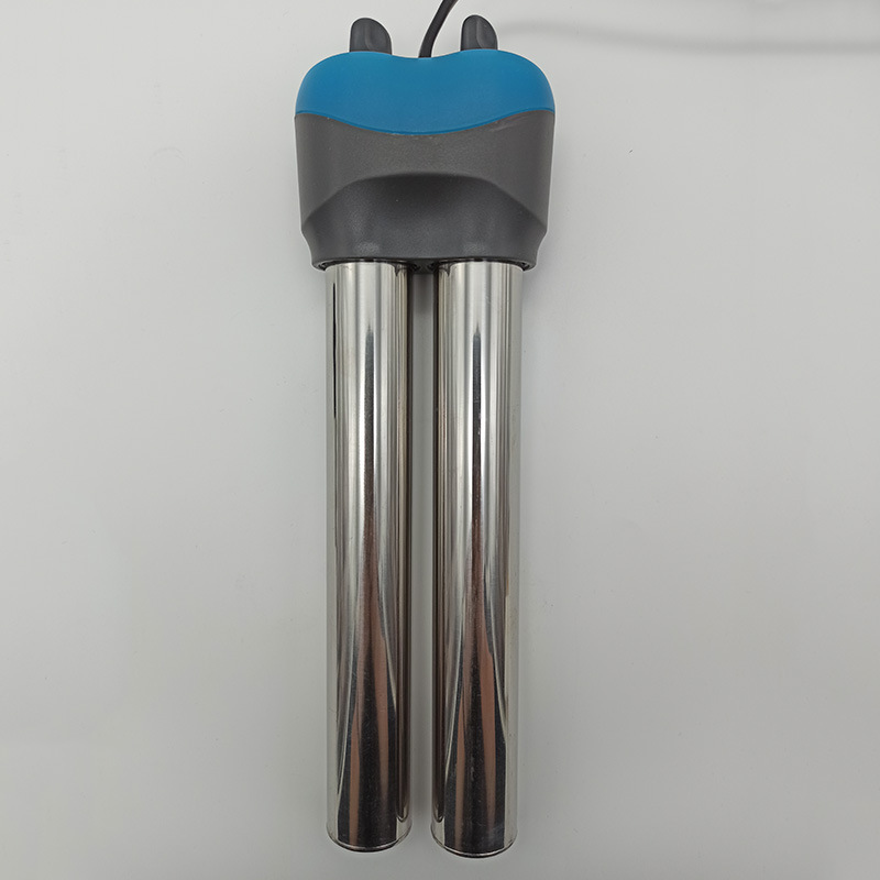 鱼缸加热棒自动恒温加温热带鱼石英玻璃加热器双管超短全钢加热棒