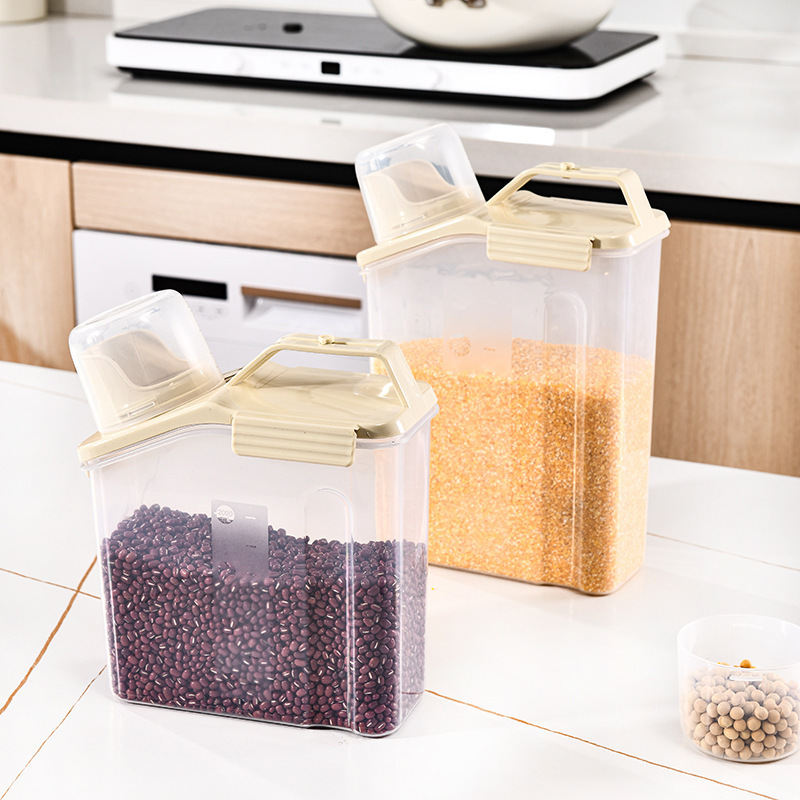 Rice Bucket Household Sealed Barrel Insect-Proof Moisture-Proof Sealed Rice Flour Storage Grain Storage Tank Cereals Storage Box