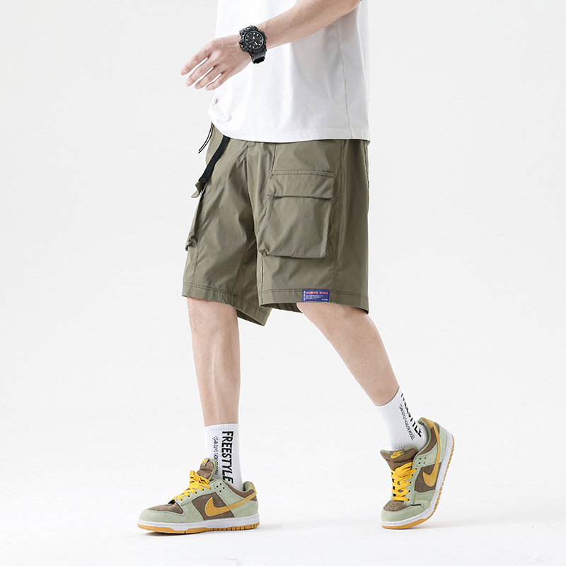 2024夏季新款工装裤男士百搭潮流短裤五分裤休闲裤时尚裤子男