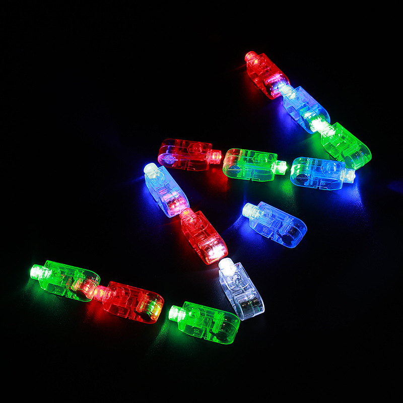 Flashing Finger Light Laser Light Ring Light Colorful LED Light Factory Direct Sales Stall Supply Wholesale