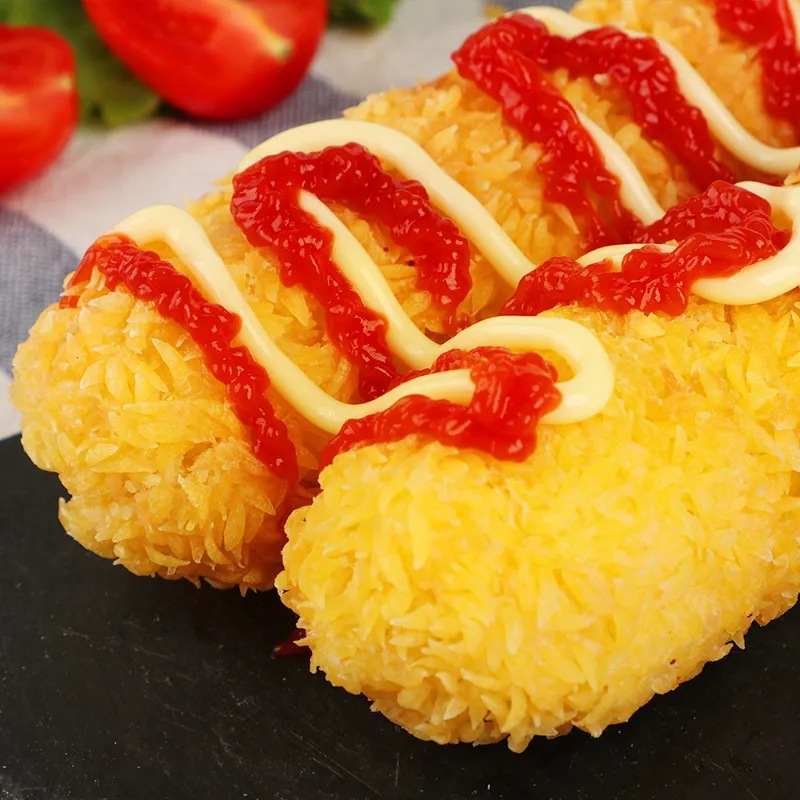 包邮芝士近期棒韩国网红拉丝芝士棒油炸冷冻包装10只脆皮近期棒