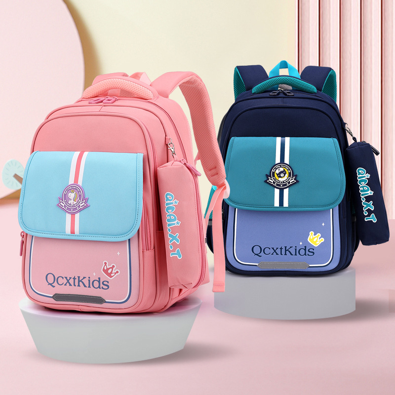 Men's New Primary School Schoolbag Girls' Super Light and Burden-Free Spine Protection Children's Cartoon Cute Primary School Backpack Wholesale